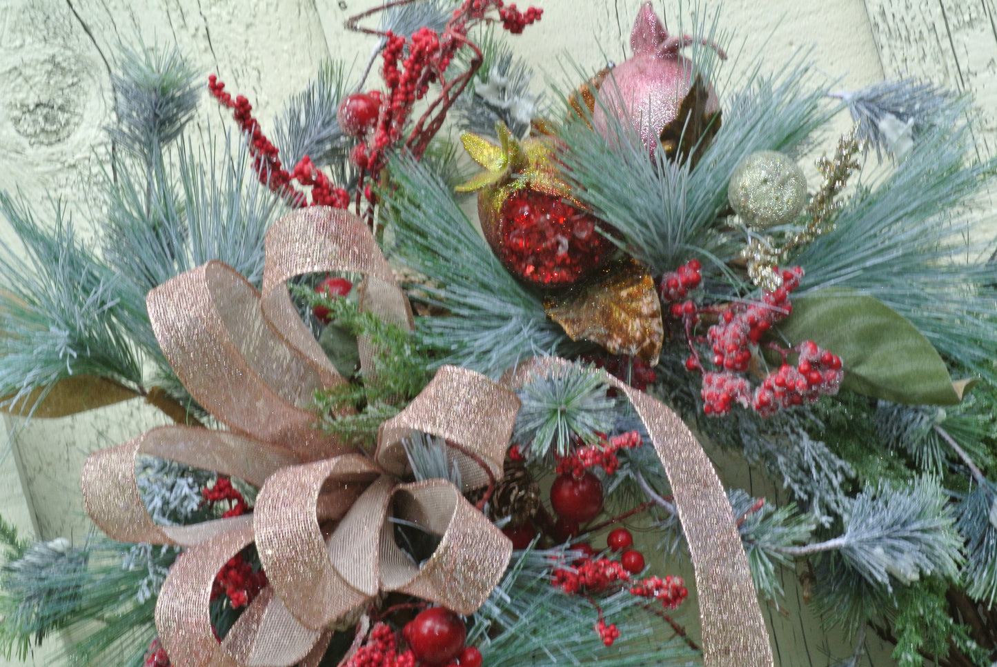 Pink Frosted Christmas Wreath (Copy)